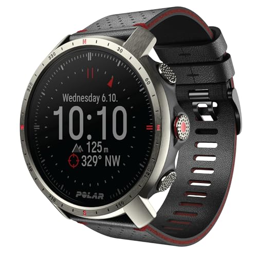 polar grit x pro titan sportuhr mit gps und herzfrequenzmessung