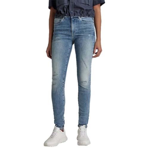 Produktbild: g-star raw skinny jeans damen 3301, figurbetont, komfortabel, denim
