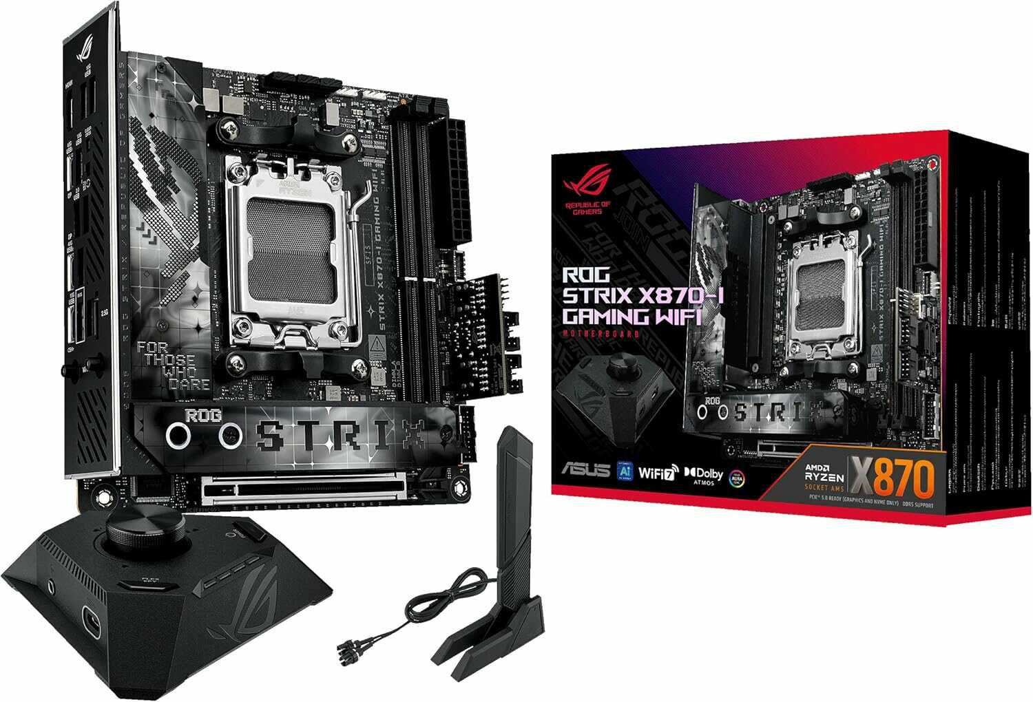 gaming mainboard asus rog strix x870-i mit wifi