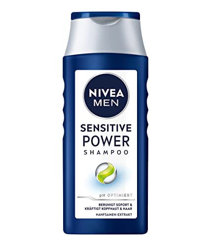 Produktbild: NIVEA MEN Sensitive Power Shampoo, Hanfsamen-Extrakt, für empfindliche Kopfhaut (250 ml)