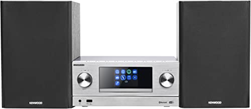 Kenwood M-9000S-S - Smart Microanlage mit Audiostreaming, Silber