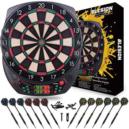 dartscheibe elektronisch mit 12 pfeilen - dartautomat elektronik dartboard