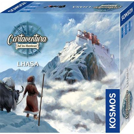 kosmos cartaventura lhasa abenteuer-spiel für kinder, jetzt 5 statt 10