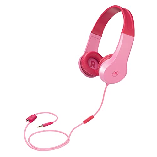 motorola sound jr200 kinder kopfhörer kabel lautstärkebegrenzung 85 dB rosa