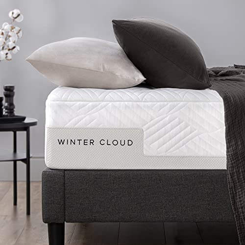 zinus winter cloud 7-zonen memory schaum matratze 90 x 200 cm mittelfest h3-h4