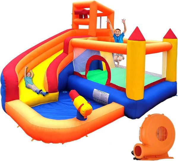 Produktbild: ballsea p3 hüpfburg groß mit gebläse 320x280x232cm 295,79 statt 348