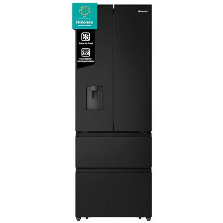 hisense kühl-gefriergkombination rf632n4wfe mit wasserspender, 799 euro