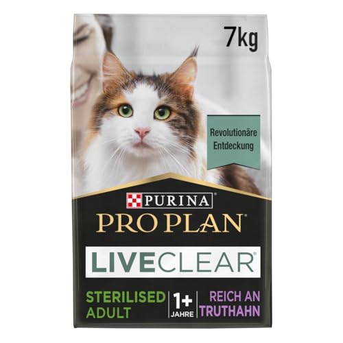 allergenreduziertes katzenfutter purina pro plan liveclear sterilised adult