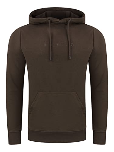 herren hoodie prime-riverso kapuzenpullover regular fit sweatshirt schwarz rot braun beige navy
