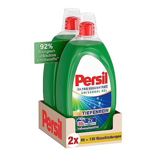 persil ultra concentrate waschmittel 130 wäschen, hochkonzentriertes gel, tiefenreinigung