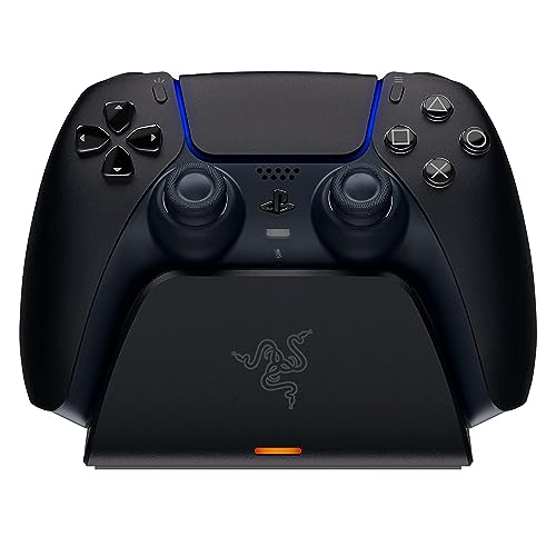 razer schnellladestation ps5 controller schnellladung einhändige bedienung schwarz