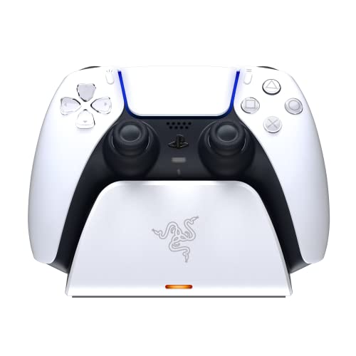 Razer Schnellladestation für PS5 Wireless-Controller, Weiß, einhändig, USB