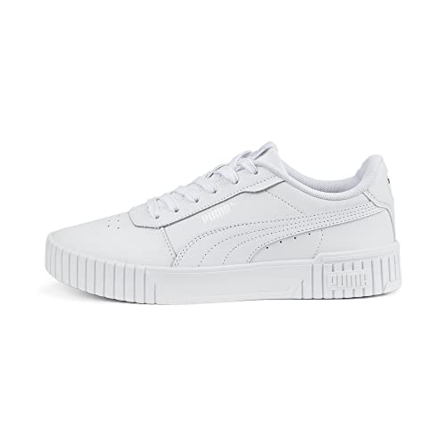 puma carina 2.0 sneaker damen weiß silber 40 eu