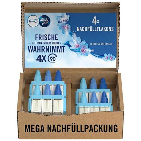 febreze 3volution nachfüllflakons 4er pack für duftstecker 15,99 statt 20