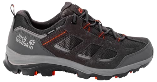 jack wolfskin vojo 3 texapore low m herren outdoorschuhe grau orange 45 eu