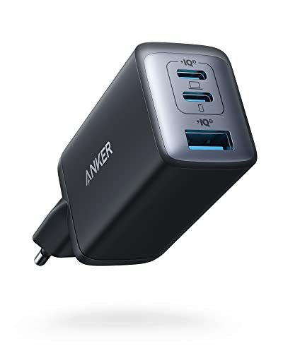 ankers usb c ladegerät 65w nano ii 3-port usb-c netzteil für macbook, ipad, iphone