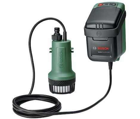 bosch gardenpump tauchpumpe 18v-2000 für garten, 54,99 (vorher 70)