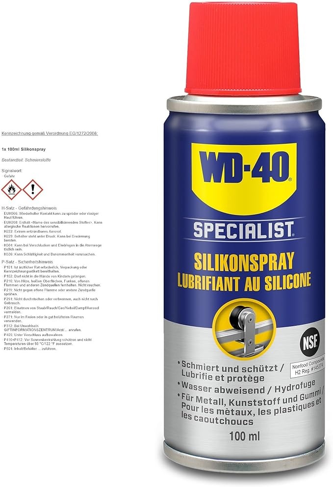 Produktbild: Silikonspray WD40 SPECIALIST 100ml