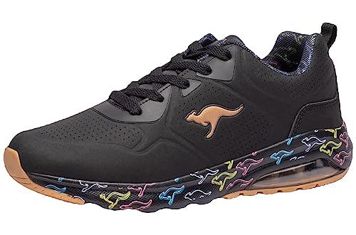 kangaroos k-air ora sneaker unisex schwarz bunt 42 eu