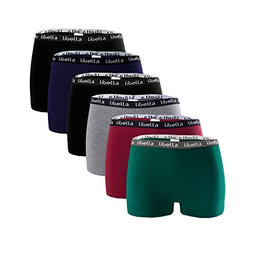 libella panties damen 6er pack boxershorts hipsters baumwolle mehrfarbig B M