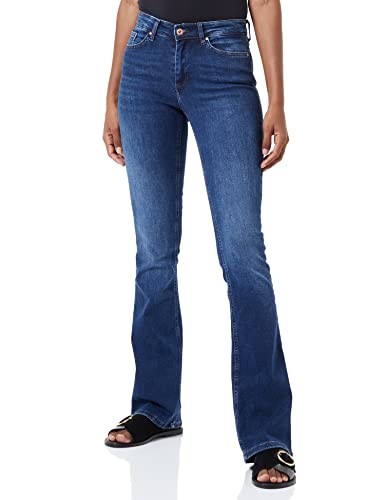 ONLY Damen Jeans Onlblush Mid Flared Dnm Tai021 Noos