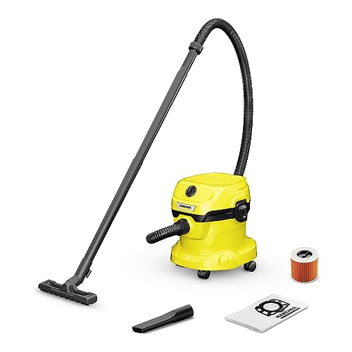 kärcher nass-/trockensauger wd 2 plus, 1000 w, 12 l, mit blasfunktion, 1,8 m schlauch