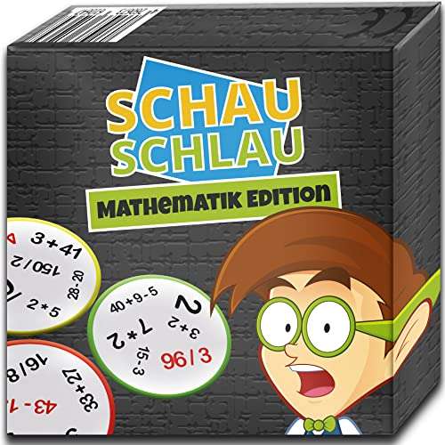 Mathematik Kartenspiel ab 11 Jahren, kulinu schau schlau Edition