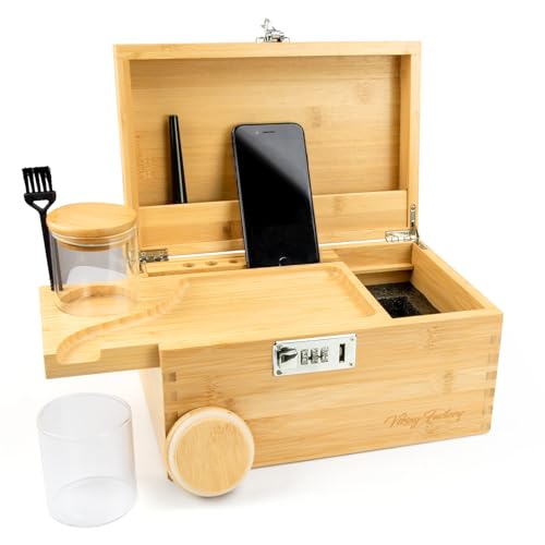 gewürzmühle mit schiebetablett und zubehör, aufbewahrungsbox geschenk set