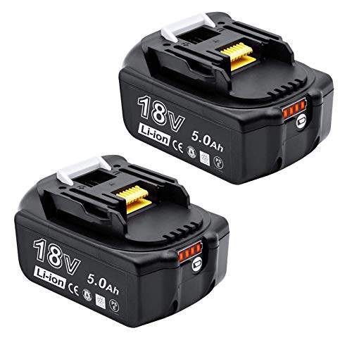 akkopower 18v 5000mah akku kompatibel mit bl1850, bl1860b, bl1855, bl1840, bl1830, bl1835, bl1820b, bl1815, mit led indikator