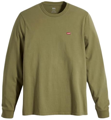 Levi's Herren Longsleeve T-Shirt Sweater, Bluish Olive, Größe L