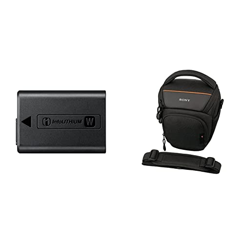 sony np-fw50 akku für alpha nex kamerakameras, lcs-amb tasche schwarz