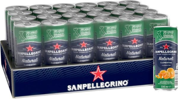 san pellegrino clementina limonade 24 x 0,33 l für 22,32 euro statt 29 euro