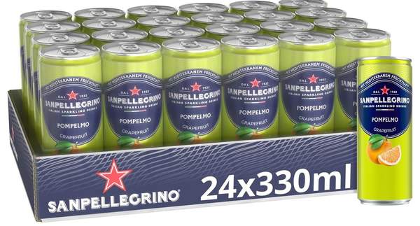 24x san pellegrino pompelmo grapefruit limonade für 19,16 statt 29