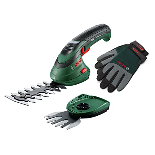 bosch akku grasscheren set mit zubehör - für präzises schneiden