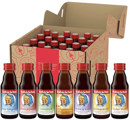 Produktbild: rotbäckchen 24er pack mini probierpaket 7 sorten für 20,56 euro