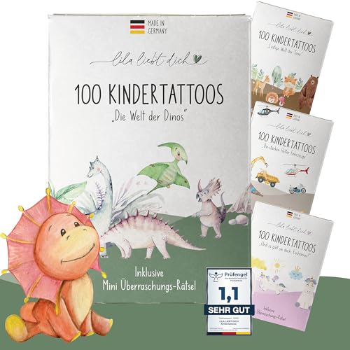 dino kindertattoos 100 hautfreundliche und unbedenkliche aufkleber, lila liebt dich