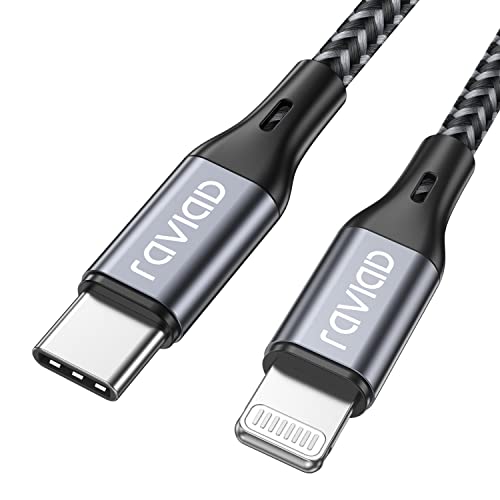 usb c lightning kabel von raviad, 1 meter, schnellladekabel, datenübertragung