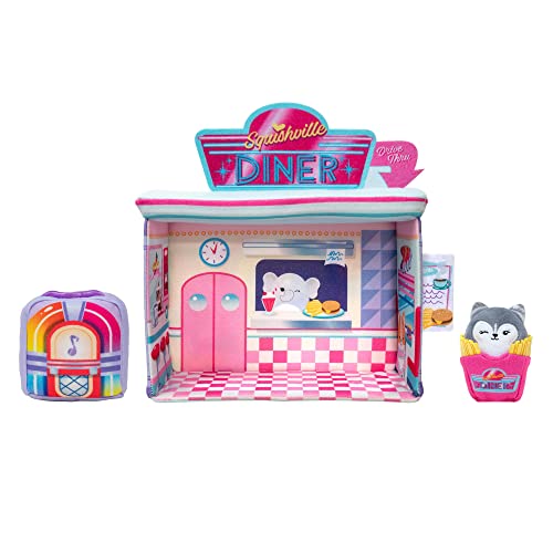 Squishville Retro Diner Medium Soft Playset - Squishmallows SQM0323