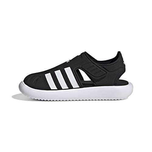 adidas sandalen wasser sommerschuhe geschlossen zehen schwarz weiß 33 eu