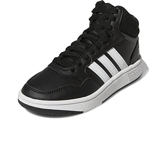 adidas hoops mid basketballschuhe schwarz/weiß/grau 38 eu