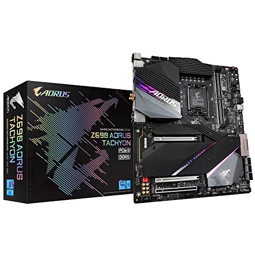 gigabyte z690 aorus tachyon mainboard, atx, sata 600, schwarz