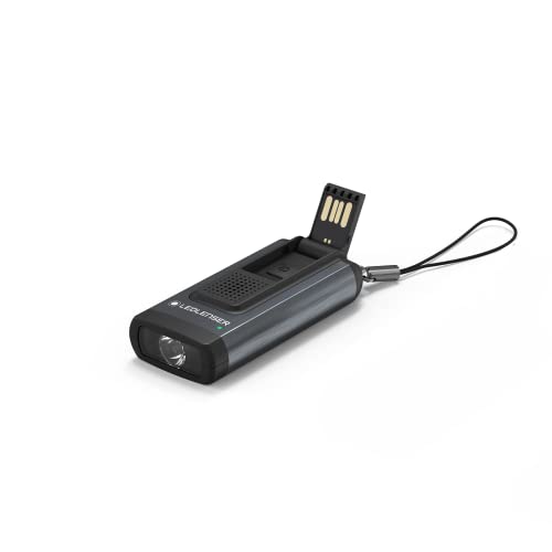 ledlenser k6r safety 400 lumen mit schrillalarm und 4gb usb-stick wiederaufladbar