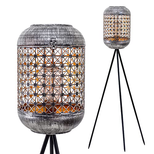 gadgy outdoor stehlampe solar - wasserdichte led lampe für garten außen