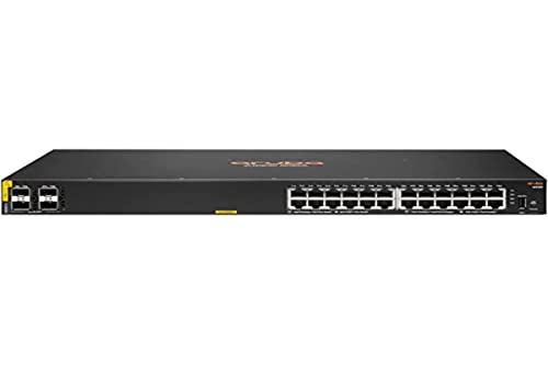 aruba 6000 switch 28-port poe+ lan 4x sfp schwarz