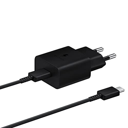samsung usb type-c schnellladeadapter 15 watt mit datenkabel schwarz