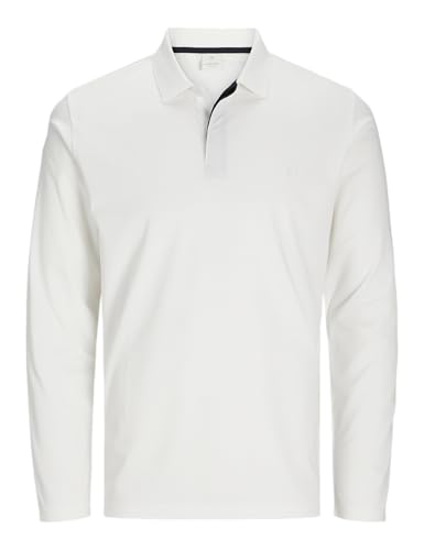 jack & jones t-shirt einfarbig mit polokragen für männer
