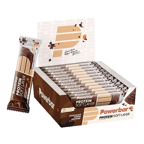 proteinriegel powerbar - chocolate toffee brownie - 12x40g - palmölfrei