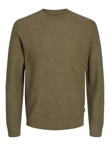 jack & jones crew neck pullover jprcclucas struktur strick navy