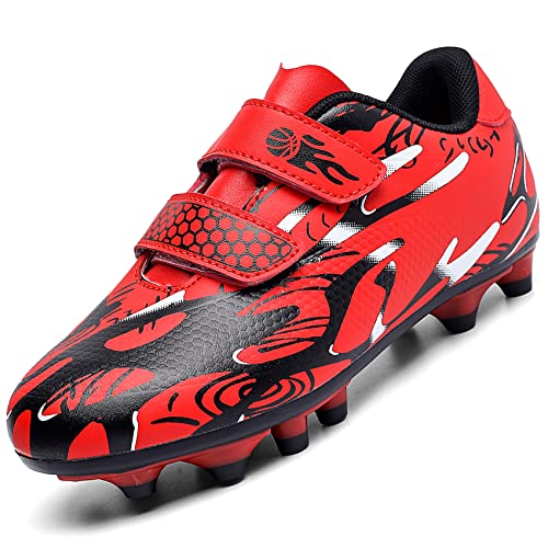 fußballschuhe kinder unitysow outdoor spikes rot gr.32 jungs mädchen athletics trainingsschuhe