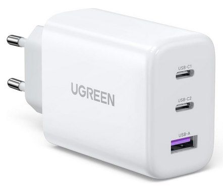 ugreen 65w usb-c ladegerät 3 ports, jetzt 19,99 statt 30